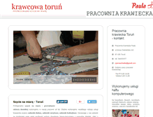 Tablet Screenshot of krawcowa-torun.pl